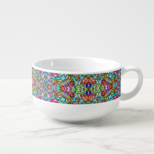 VINTAGE ITALIAN ORNAMENTAL SOUP MUG