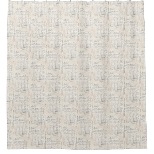 Vintage Italian Postcard Shower Curtain | Zazzle.com