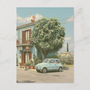 Vintage Italian Summer Street Postcard