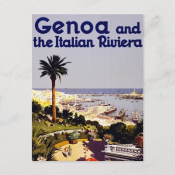 Vintage Italian Tourism Poster Scene Postcard by CSfotobiz at Zazzle