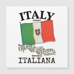 Vintage Italy Country Flag