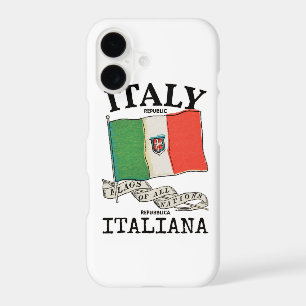 Vintage Italy Country Flag iPhone 17 Case