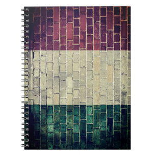 Vintage Italy flag Notebook