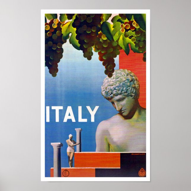 Vintage Italy Poster (Front)
