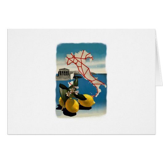 Vintage Italy Travel Cards (Front Horizontal)