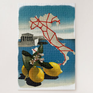 Vintage Italy Travel Jigsaw Puzzle