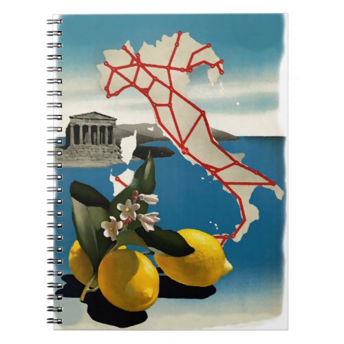 Vintage Italy Travel Notebook
