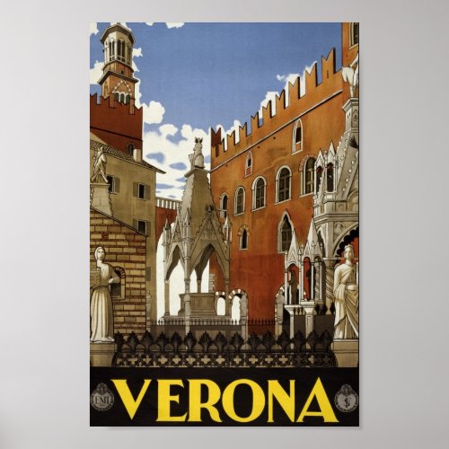 Vintage Italy Travel Poster