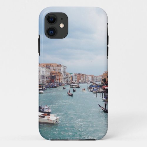 Vintage Italy Venice Canal Photo iPhone 11 Case