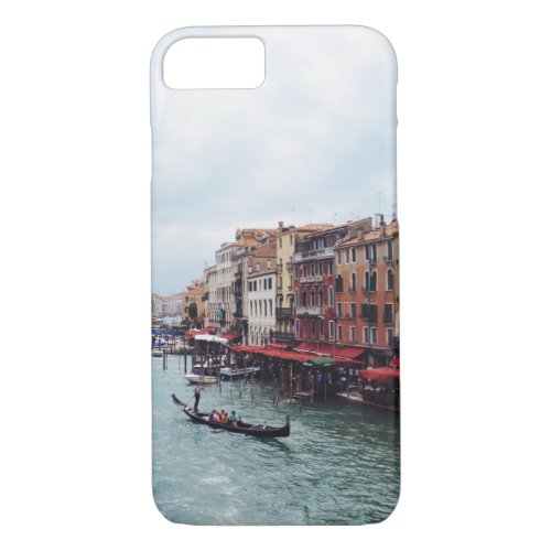 Vintage Italy Venice Canal Photo iPhone 7 Case