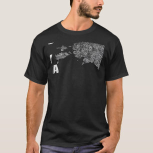 Vintage Its In My DNA Estonia Fingerprint Map Esto T-Shirt