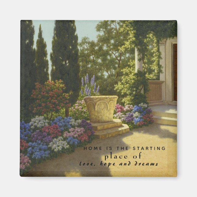 Vintage Ivan Choultse Jardin Villa Cypris         Magnet (Front)