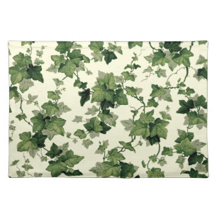 Vintage Ivy pattern Cloth Placemat