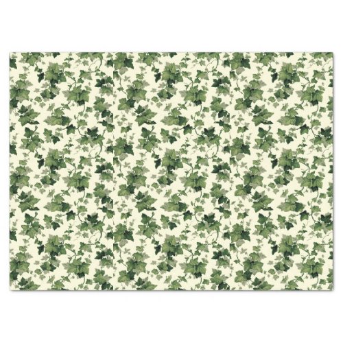 Vintage Ivy pattern Tissue Paper