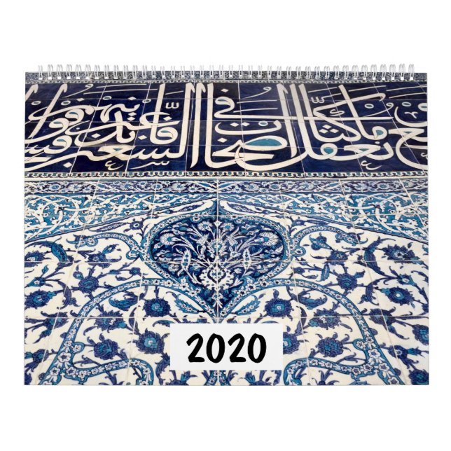 Vintage iznik tiles calendar (Cover)