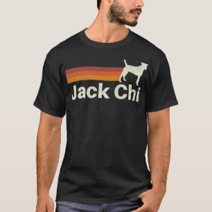 Vintage Jack Chi Retro Mom Dad Dog  T-Shirt