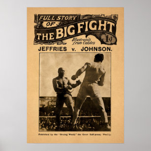 Vintage Boxing Flyer Giant 1 Piece  Wall Art Poster SP163 