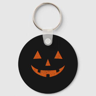 Vintage Jack o Lantern JackoLantern Pumpkin Face Keychain