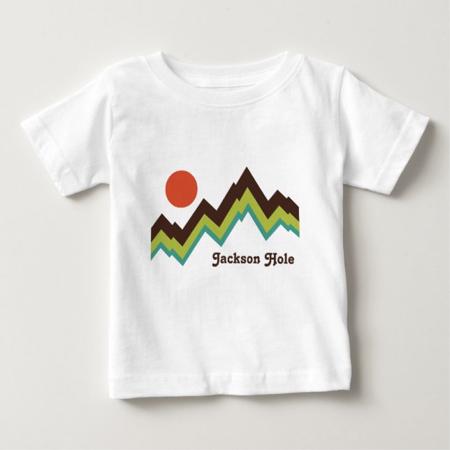 Vintage Jackson Hole Baby T-Shirt (Front)