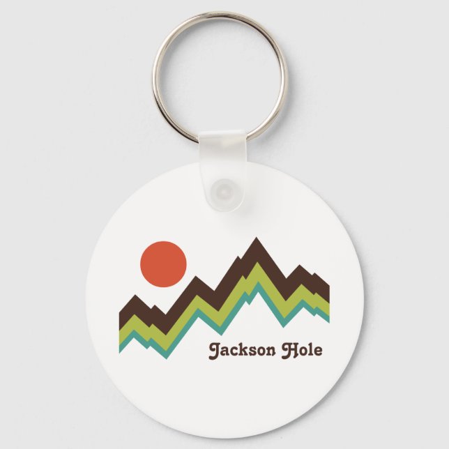 Vintage Jackson Hole Keychain (Front)