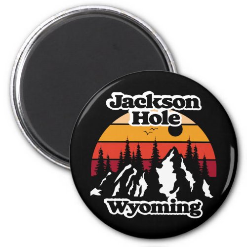 Vintage Jackson Hole Wyoming Magnet