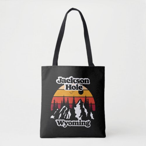Vintage Jackson Hole Wyoming Tote Bag