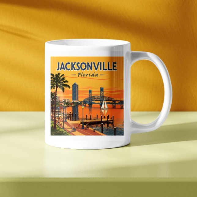  Vintage Jacksonville Florida Coffee Mug (Creator Uploaded)