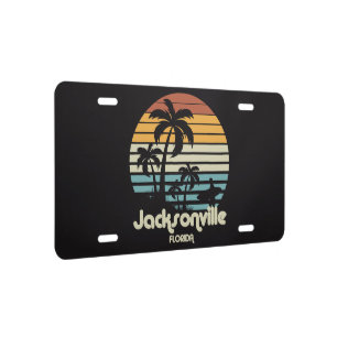 Vintage Jacksonville Florida License Plate