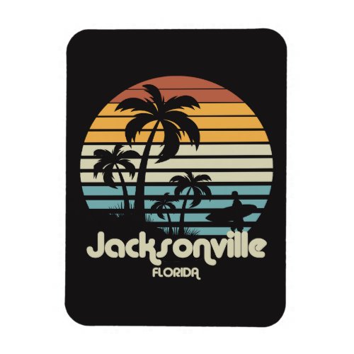 Vintage Jacksonville Florida Magnet
