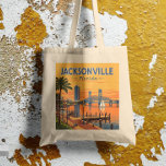Vintage Jacksonville Florida Tote Bag