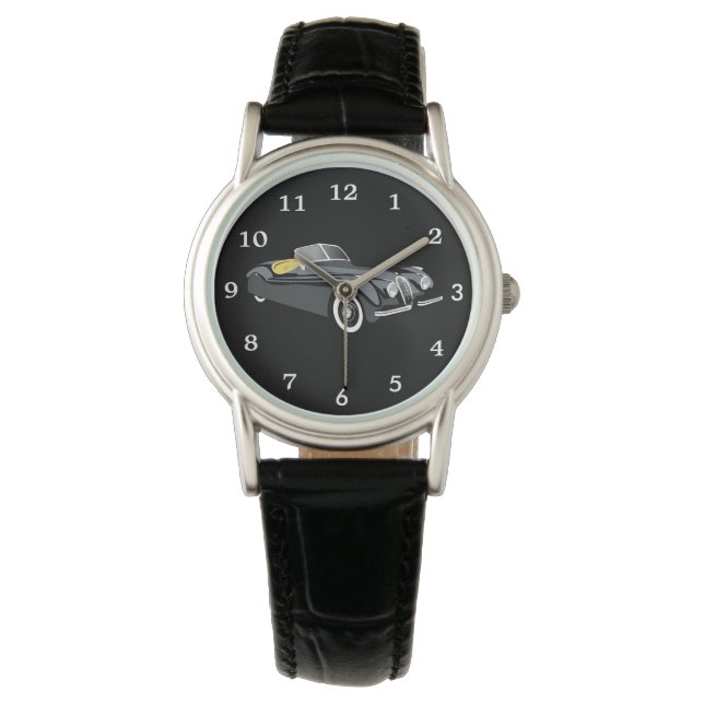 Vintage Jaguar Car Watch (Front)
