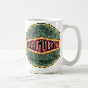 Vintage Jaguar cars sign Coffee Mug