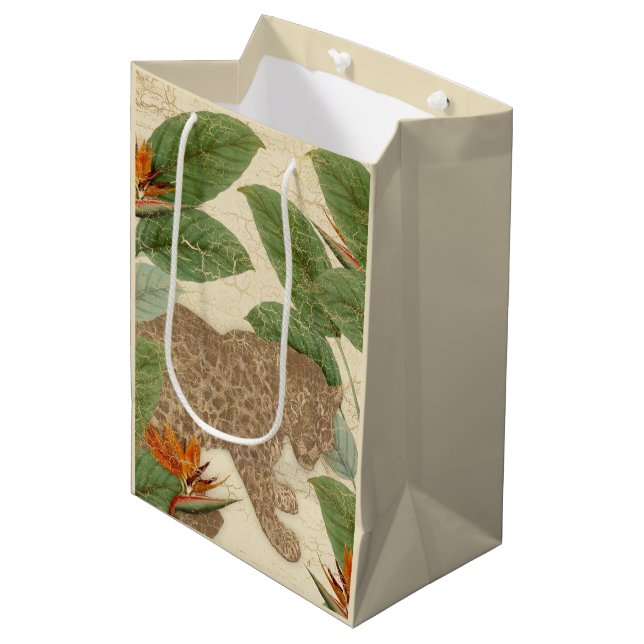 Vintage Jaguar Medium Gift Bag (Front Angled)