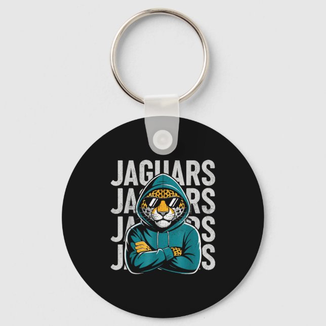 Vintage Jaguar Vintage Design Men Women Kids  Keychain (Front)