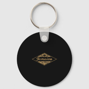 Vintage Jamaica Est 1962 Mens Outfit Jamaica Retro Keychain