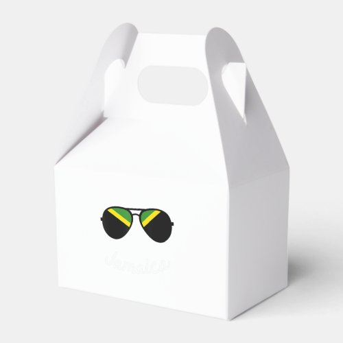 Vintage Jamaica Flag Jamaican Sunglasses Favor Boxes