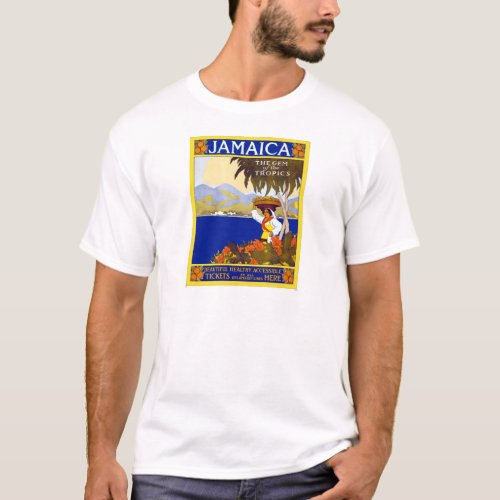 Vintage Jamaica Gem of the Tropics Travel T_Shirt