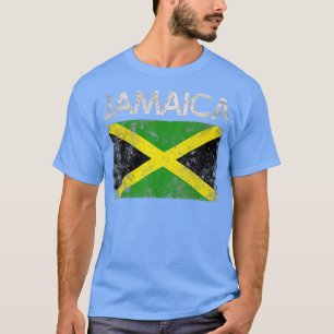 Vintage Jamaica Jamaican Flag Pride Gift T-Shirt