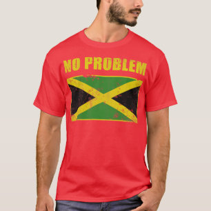 Vintage Jamaica No Problem Jamaican Flag T-Shirt