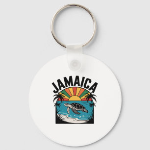 Vintage Jamaica Reggae Vacation Keychain