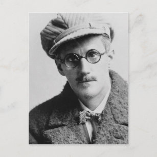 Vintage James Joyce Portrait Postcard