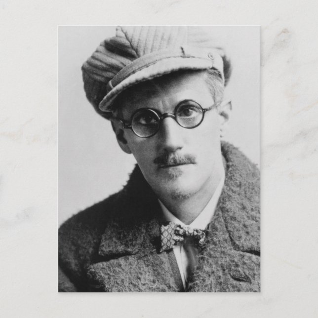 Vintage James Joyce Portrait Postcard (Front)
