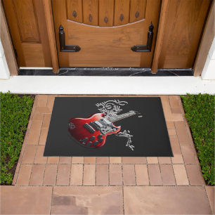 Vintage Jamming Musical Notes Doormat
