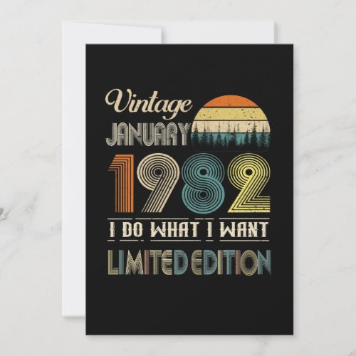 Vintage January 1982 What I Want Limited Edition Announcement