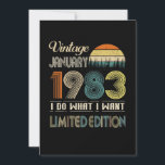 Vintage January 1983 What I Want Limited Edition Save The Date<br><div class="desc">Vintage January 1983 What I Want Limited Edition</div>