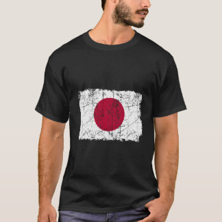 Vintage Japan Flag Distressed National Japanese Pr T-Shirt