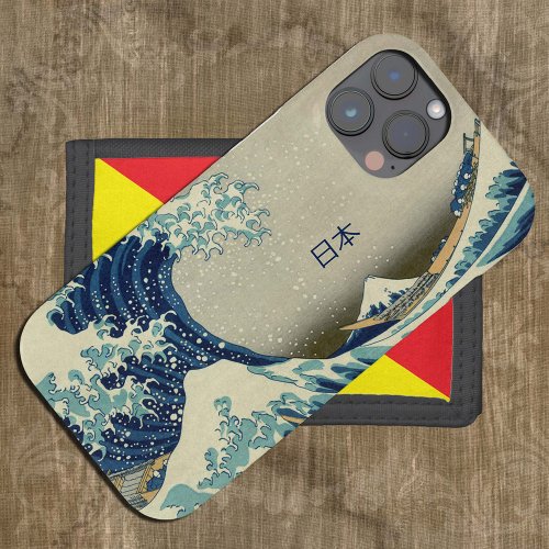 Vintage Japan Great Wave off Kanagawa Art iPhone 15 Case