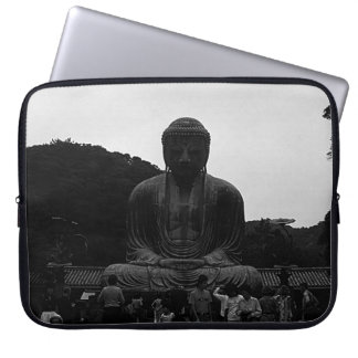 Vintage Japan Kamakura Great Buddha tourists Laptop Sleeve