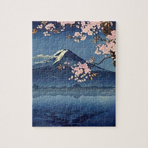 Vintage Japan Lake Kawaguchi 1936 Tsuchiya Koitsu Jigsaw Puzzle