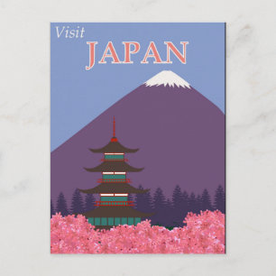 Vintage Japan Travel Postcard